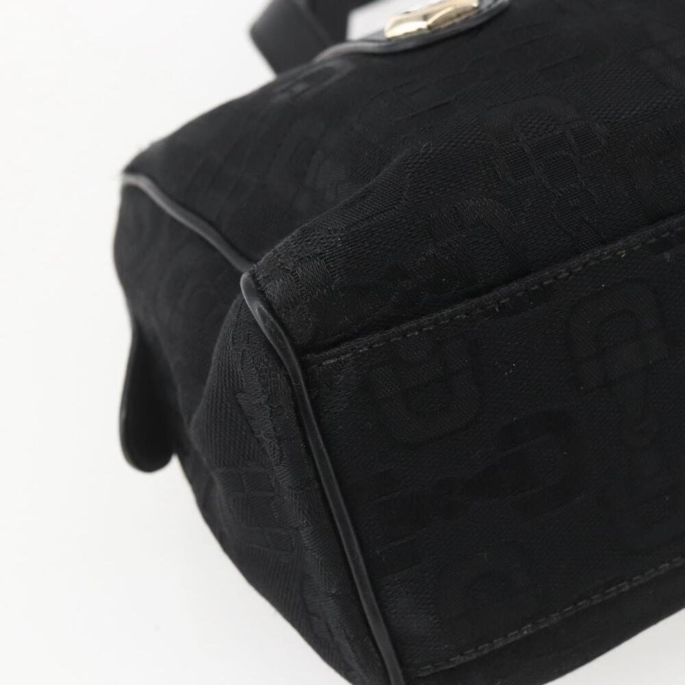 GUCCI Hand Bag Canvas Black Gold 248270 Auth ka1280 - Picture 16 of 16